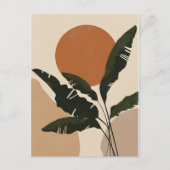 Abstraktes Boho und moderne Clip Art Postkarte (Vorderseite)