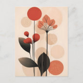 Abstraktes Boho und moderne Clip Art Postkarte (Vorderseite)