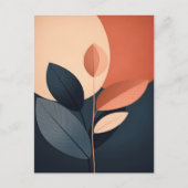 Abstraktes Boho und moderne Clip Art Postkarte (Vorderseite)