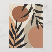 Abstraktes Boho und moderne Clip Art Postkarte (Vorderseite)