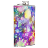 Abstraktes Bokeh-Design Flachmann (Rechts)