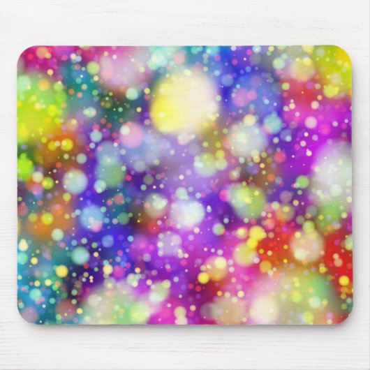 Abstraktes Bokeh-Design Mousepad (Vorne)