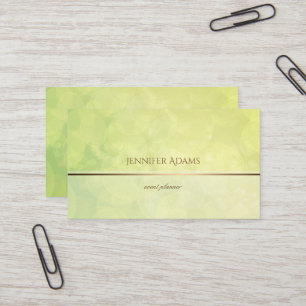 Abstraktes bokeh Grün Limones texture.text. Visitenkarte