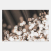 Abstraktes Bokeh-Leuchtmuster Geschenkpapier Set (Vorderseite)