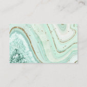 Abstraktes Boot, das gut V3 Minze ID827 wünschen Begleitkarte (Rückseite)