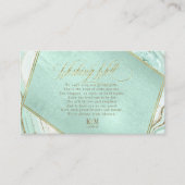 Abstraktes Boot, das gut V3 Minze ID827 wünschen Begleitkarte (Vorderseite)