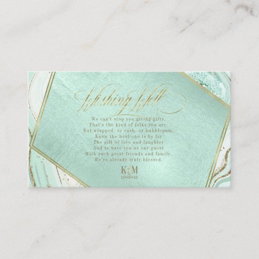 Abstraktes Boot, das gut V3 Minze ID827 wünschen Begleitkarte (Vorderseite)