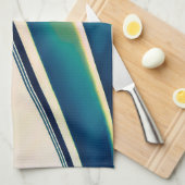 Abstraktes Boot in Blue Kitchen Handtücher (Viertel Falte)