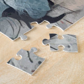 Abstraktes Borzoi-Portrait Puzzle (Seite)
