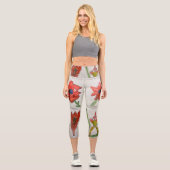 Abstraktes botanisches Design - Leggings (Vorderseite)