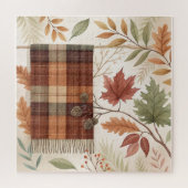 Abstraktes Botanisches Jigsaw-Puzzle - Erdnähe-Blä Puzzle (Horizontal)