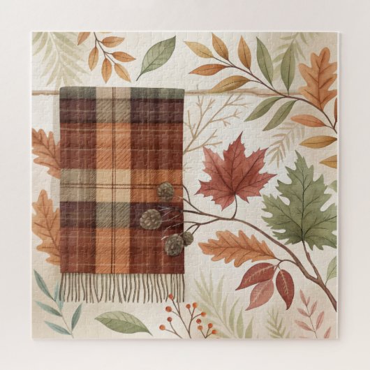 Abstraktes Botanisches Jigsaw-Puzzle - Erdnähe-Blä Puzzle (Horizontal)