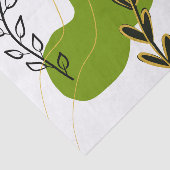 Abstraktes botanisches Leaf Seidenpapier (Ausschnitt)