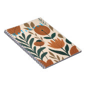 Abstraktes botanisches Notebook Notizblock (Rechte Seite)
