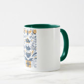 Abstraktes botanisches und tierisches Wandgemälde Tasse (VorderseiteRechts)
