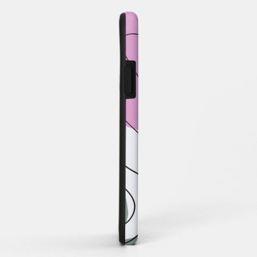 Abstraktes botanisches Zeichn & Formen Case-Mate iPhone Hülle (Hinten/Rechts)