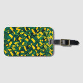 Abstraktes brasilianisches Muster Gepäckanhänger (Vorderseite (Horizontal))