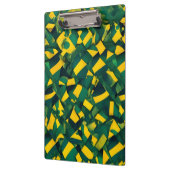 Abstraktes brasilianisches Muster Klemmbrett (Links)