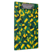 Abstraktes brasilianisches Muster Klemmbrett (Rechts)