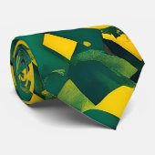 Abstraktes brasilianisches Muster Krawatte (Gerollt)