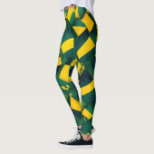Abstraktes brasilianisches Muster Leggings (Links)
