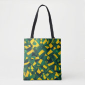 Abstraktes brasilianisches Muster Tasche (Vorderseite)