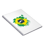 Abstraktes Brasilien CG0142 Notizblock (Rechte Seite)