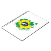 Abstraktes Brasilien CG0142 Notizblock (Linke Seite)
