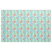Abstraktes braunes aquamarines Aquagrün der Stoff (Fat Quarter (45,7 x 55,9 cm))