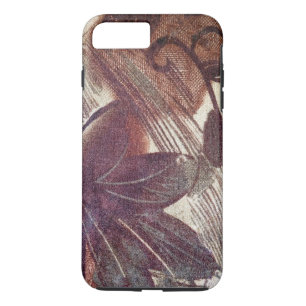 Abstraktes braunes Blumendesign 1 Case-Mate iPhone Hülle