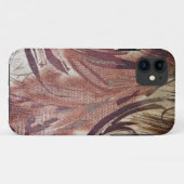 Abstraktes braunes Blumendesign 2 Case-Mate iPhone Hülle (Rückseite (Horizontal))
