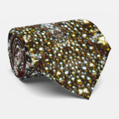 Abstraktes braunes, dunkelgraues Texturmuster Krawatte (Gerollt)