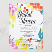 Abstraktes Brautparty Einladung (Vorne/Hinten)
