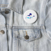 Abstraktes Brustschwimmen 1 Button (Beispiel)