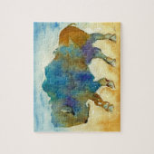 Abstraktes Buffalo Puzzle (Vertikal)