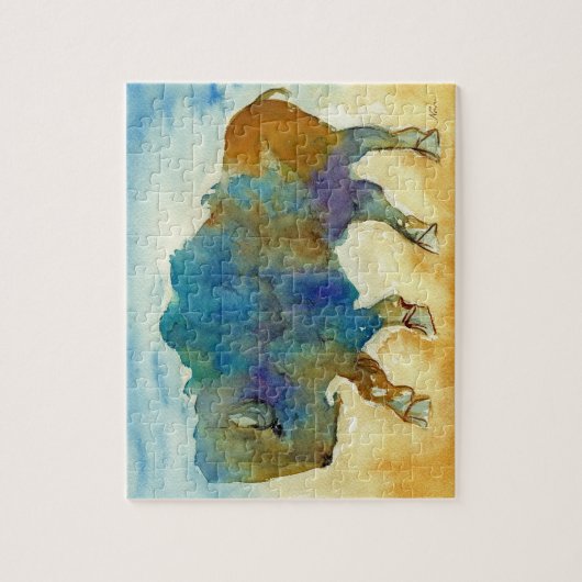 Abstraktes Buffalo Puzzle (Vertikal)