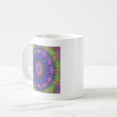 Abstraktes Bulls-eye-Muster Kaffeetasse (Vorderseite Links)
