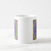 Abstraktes Bulls-eye-Muster Kaffeetasse (Mittel)