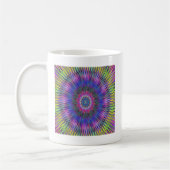 Abstraktes Bulls-eye-Muster Kaffeetasse (Links)