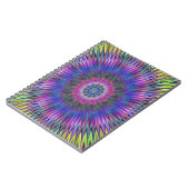 Abstraktes Bulls-eye-Muster Notizblock (Linke Seite)