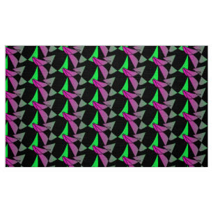 Abstraktes buntes Stoffmuster Pink Grün Neon schwa Stoff