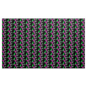 Abstraktes buntes Stoffmuster Pink Grün Neon schwa Stoff (Yard (91,4 cm))