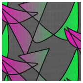 Abstraktes buntes Stoffmuster Pink Grün Neon Stoff (Nahaufnahme)