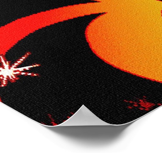 Abstraktes Butterfly-Poster Poster (Ecke)