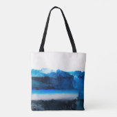 Abstraktes Canvas: Moderne Kunsttextur. Tasche (Rückseite)