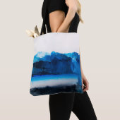 Abstraktes Canvas: Moderne Kunsttextur. Tasche (Von Nahem)