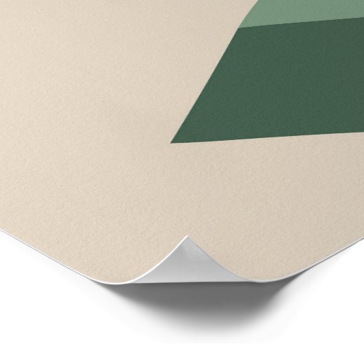 Abstraktes Cat Print Poster Wall Art Deco (Ecke)