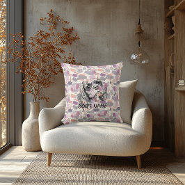 Abstraktes Cavalier Portrait Pillow Muster Kissen