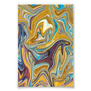 Abstraktes Chaos-Gemälde Beste abstrakte Kunst Fotodruck