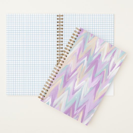 Abstraktes Chevronen-Notebook Notizblock (Innen)